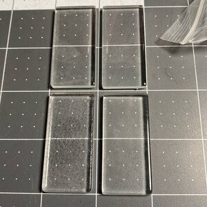 Finding: 2x1 Inch Glass Blank (4)